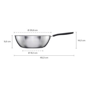 Functional Form wok serpenyõ, 28 cm, kerámia bevonattal ÚJ