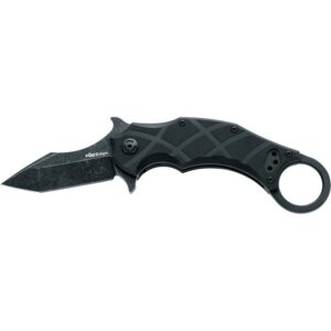 FOX EDGE THE CLAW  Zsebkés 9Cr13, G10  fekete
