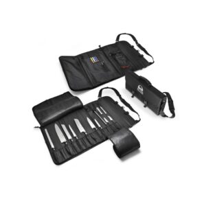 DUE CIGNI Késtartó táska 17 részes gyöngyvászon keményített üres