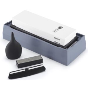 Fenõkõ szett, #1000/6000 + állvány + élszögtartó + gyémánt tisztító + vízcseppentõ