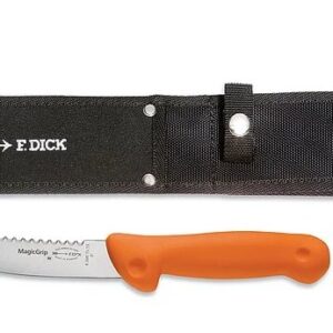 Dick MagicGrip Zsigerelõkés 15 cm-es pengével, fogazott, textil tokban